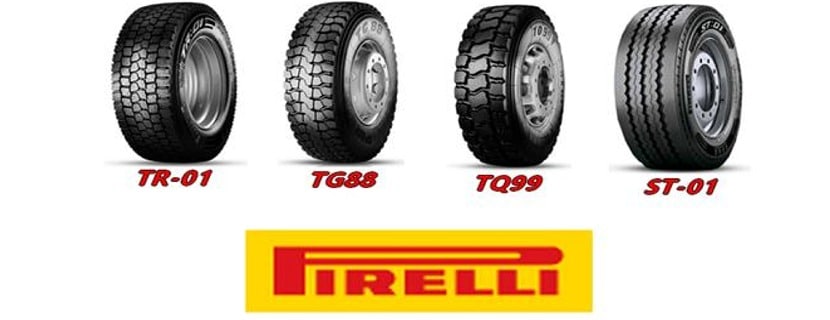 Les pneus Pirelli pour véhicules légers, poids lourds une conception pour une extraordinaire tenue de route quel que soit le type de sol et la de conduite