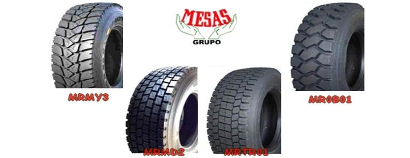 Bertrand Pneus distribue pneus Mesas pour poids lourds